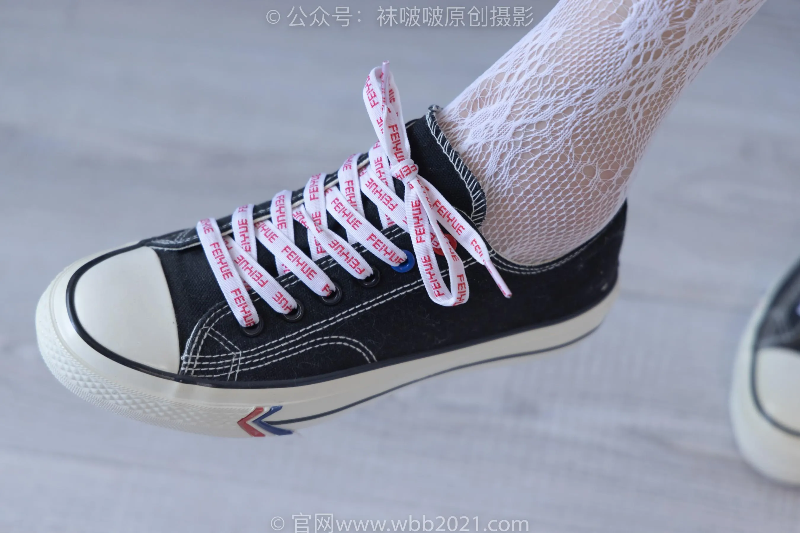 [BoBoSocks袜啵啵]NO.231 小甜豆-板鞋、白色蕾丝袜、可拆卸牛仔裤、裤里丝 [67P]插图1